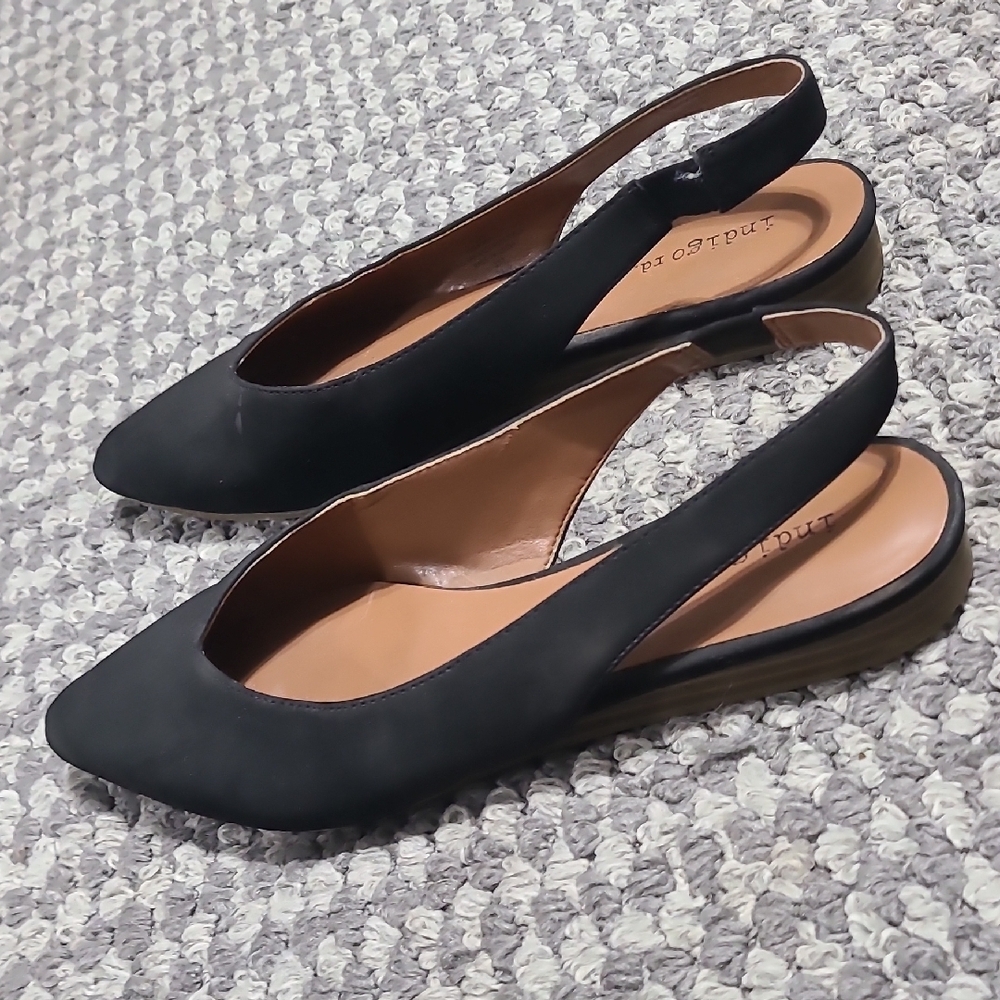 Indigo Black Women's Slingback Flats - Picture 5 of 10